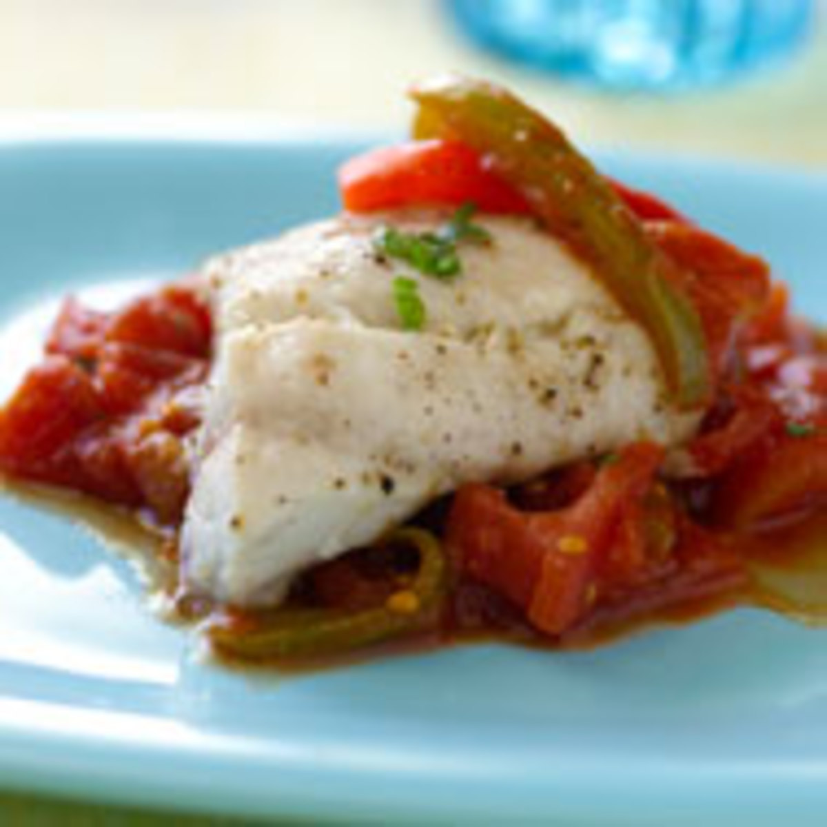 Baked Red Snapper With Zesty Tomato Sauce