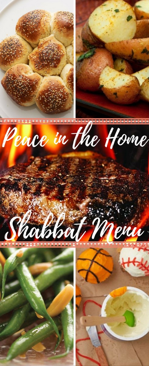 Peace in the home shabbat menu