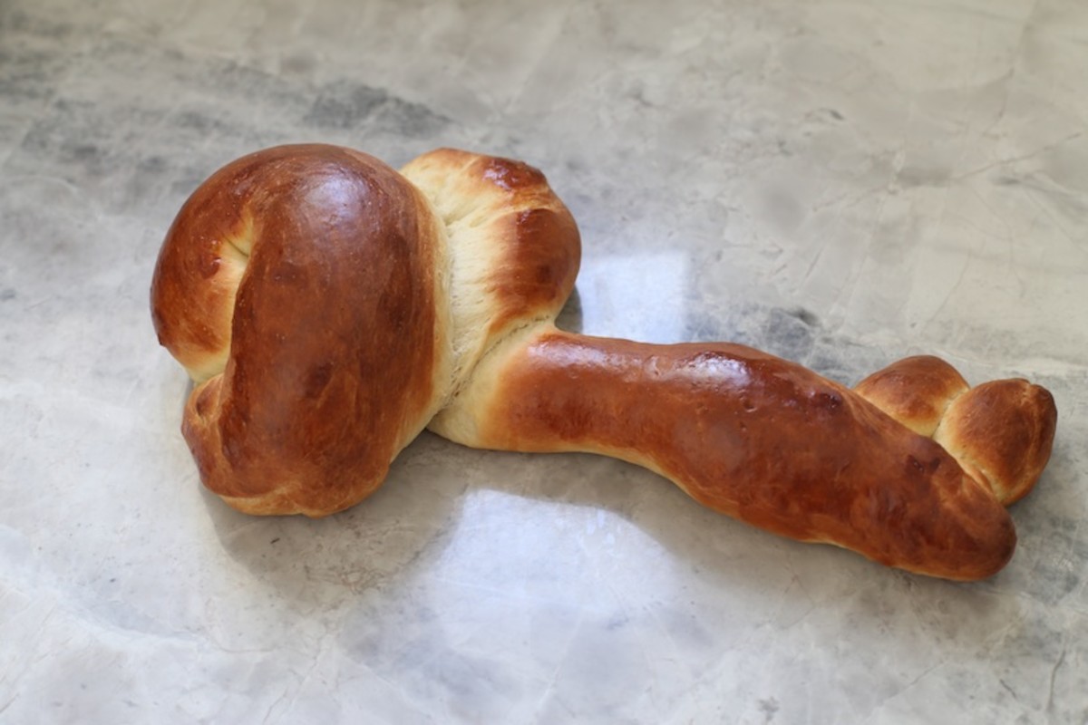 Stills' Key Shaped Challah to symbolize good fortune in the year to come, traditionally made the Shabbat after Passover.