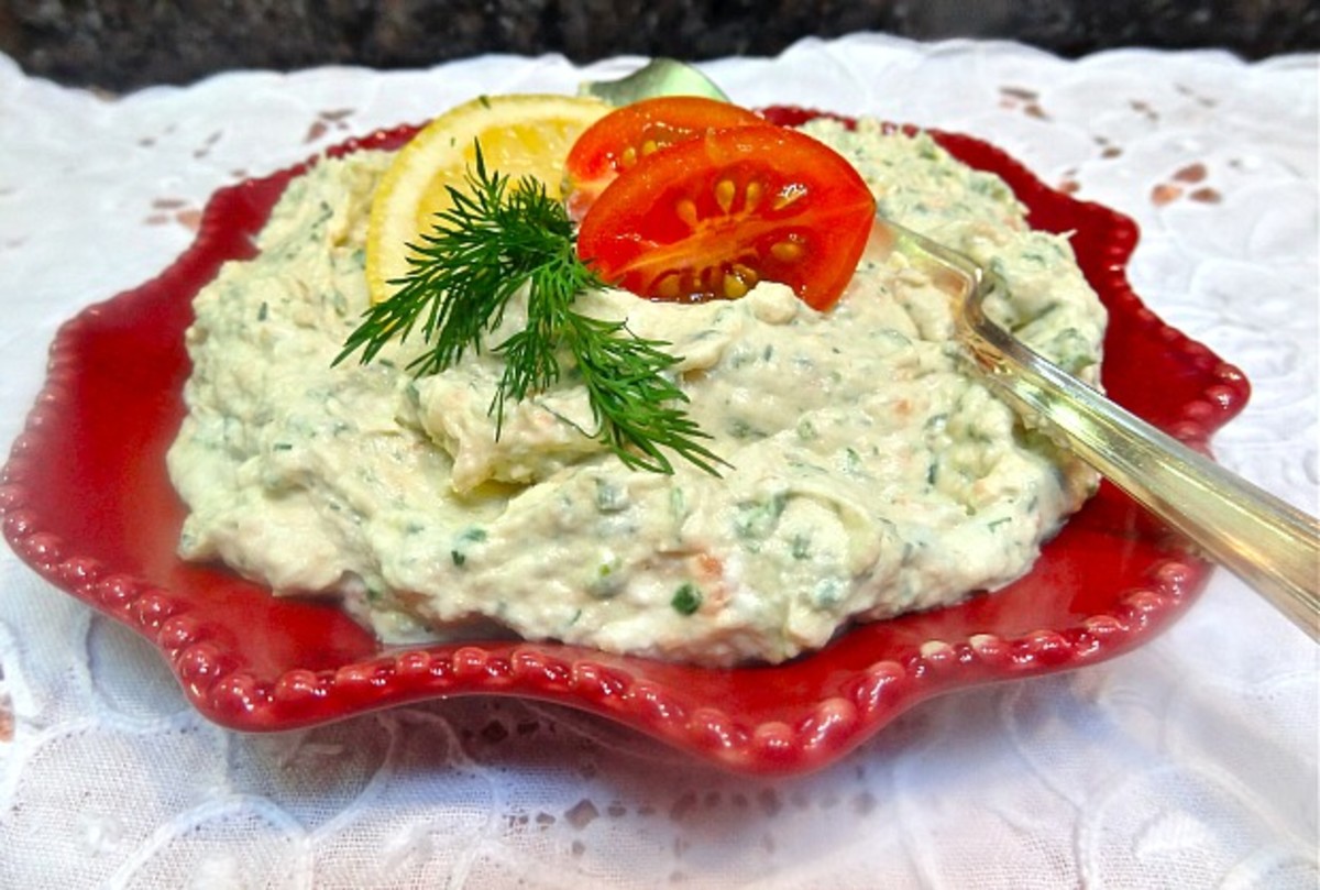 salmon and dill cream cheese pate
