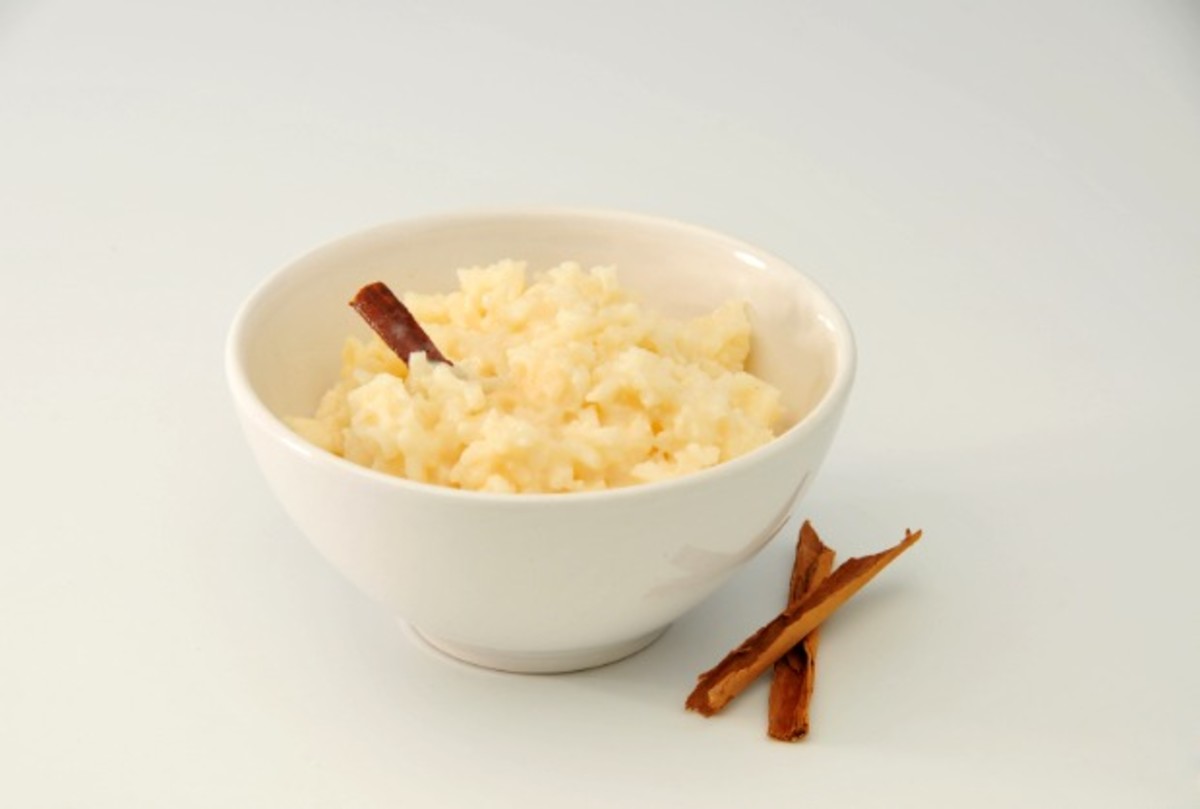 Rosewater Rice Pudding