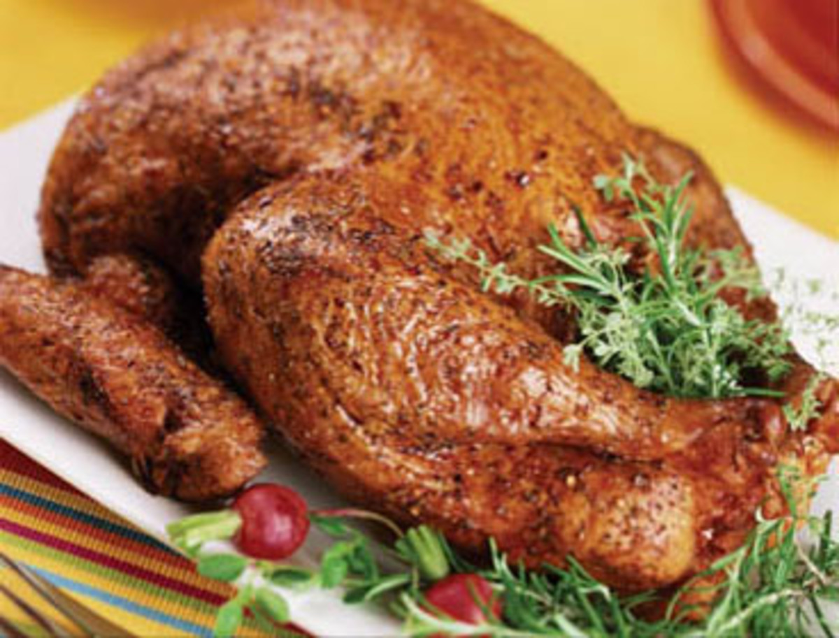 Herb-Rubbed Deep-Fried Turkey