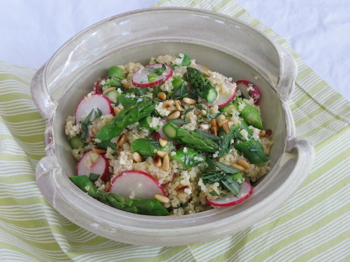 Quinoa Asparagus Salad