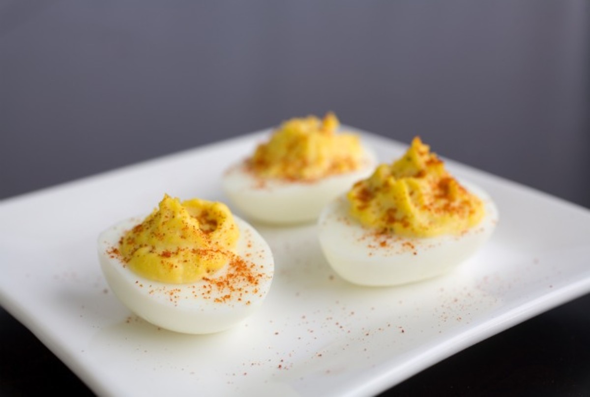 Derby Deviled Eggs