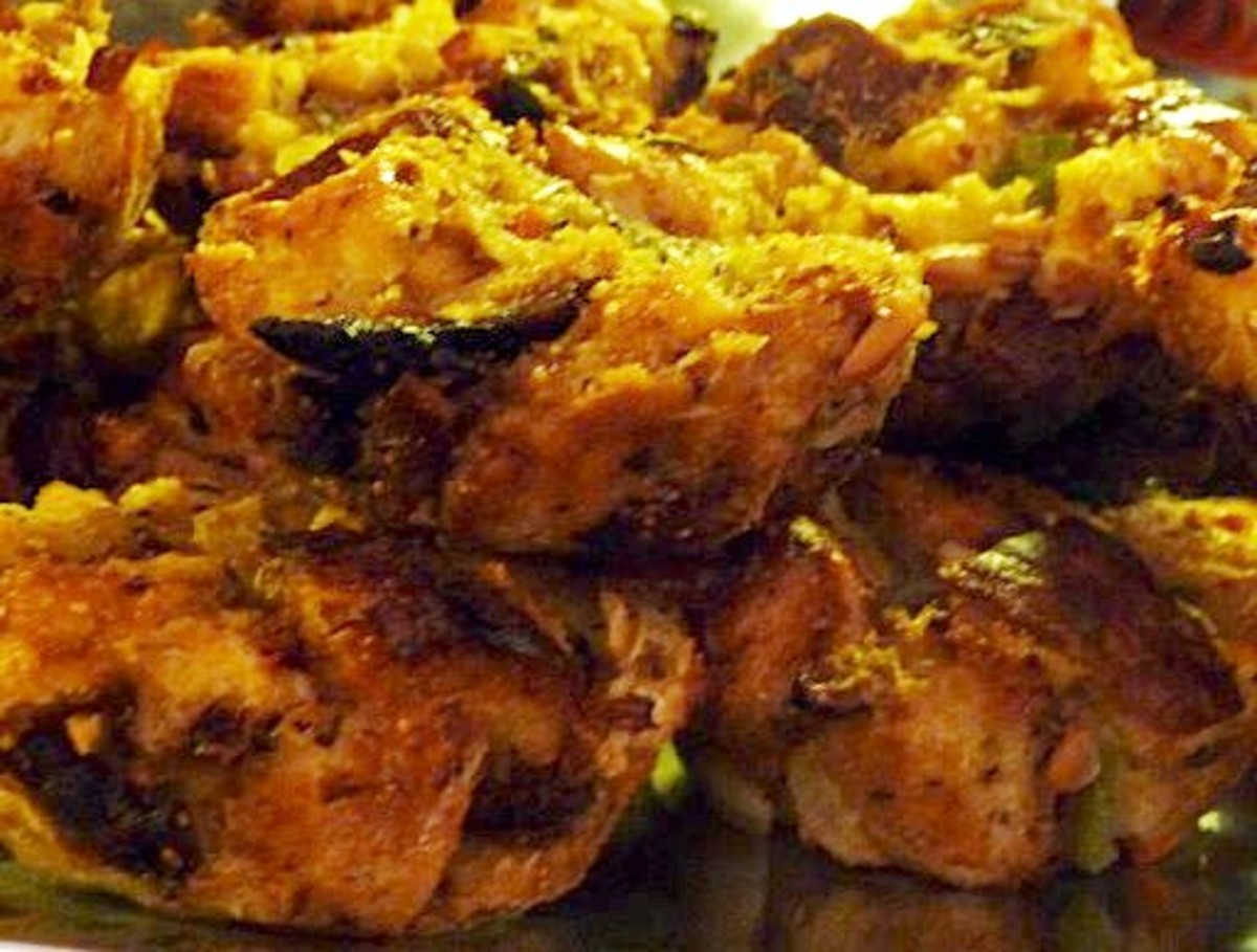 Fig and Almond Bread Stuffing
