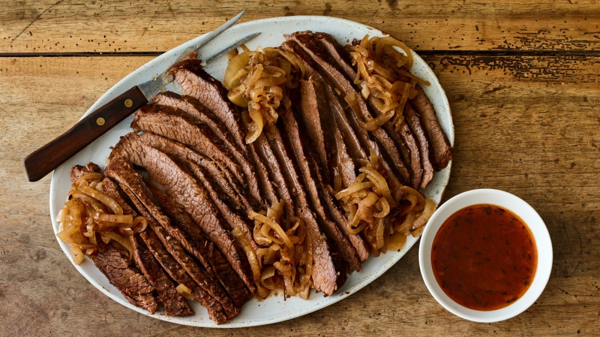 Slow Braised Brisket and Onions