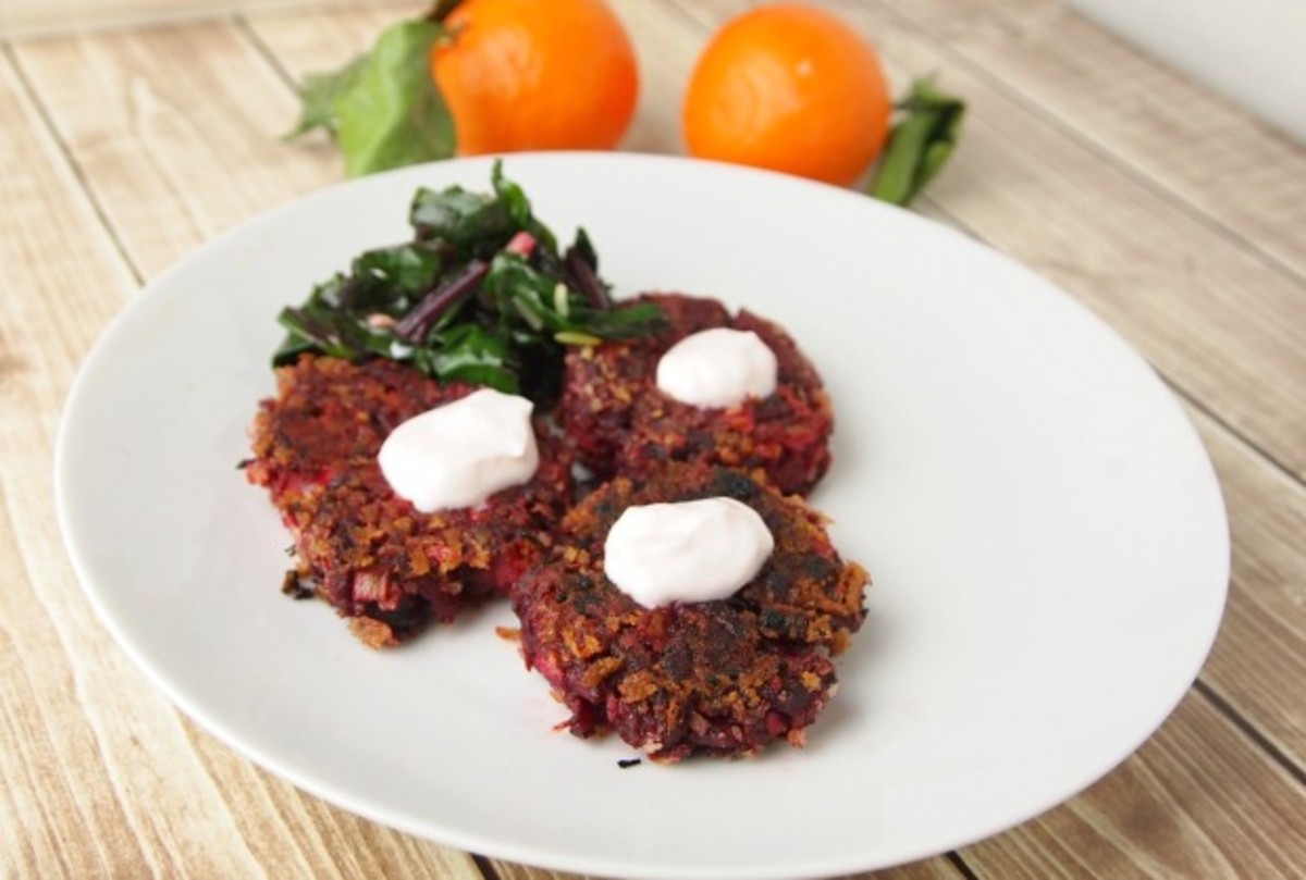 Beet-Fritters