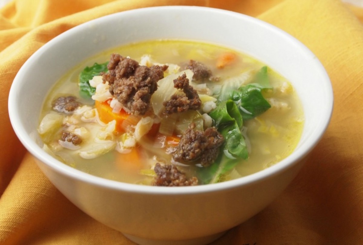 TUSCAN VEGETABLE SOUP WITH BOEREWORS