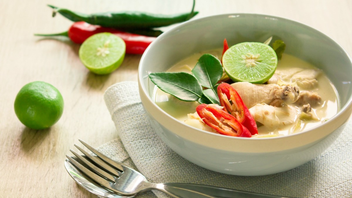 Tom Kha Gai - Thai Coconut Soup vegetarian