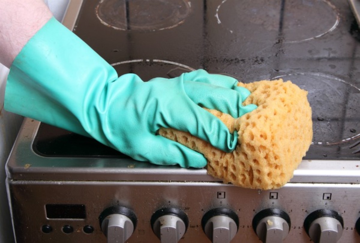 cleaning oven