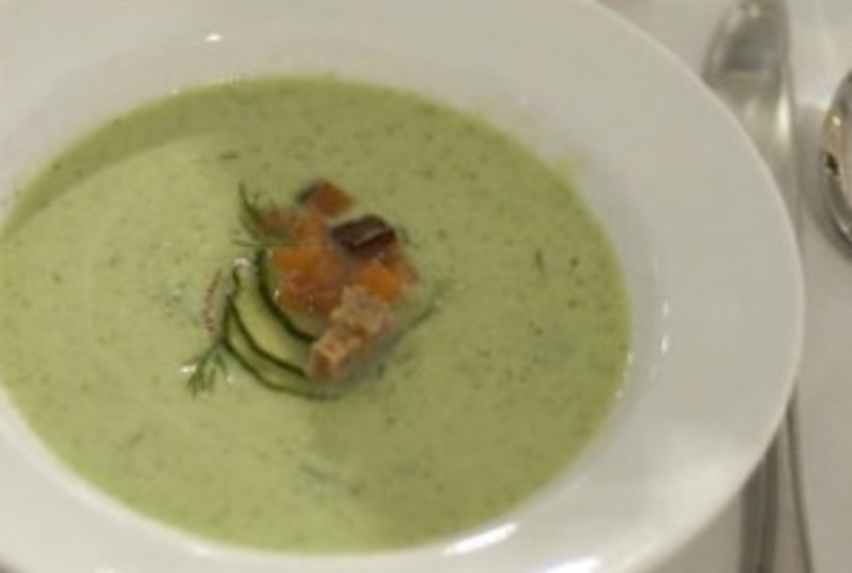 Chilled Cucumber Yogurt Soup