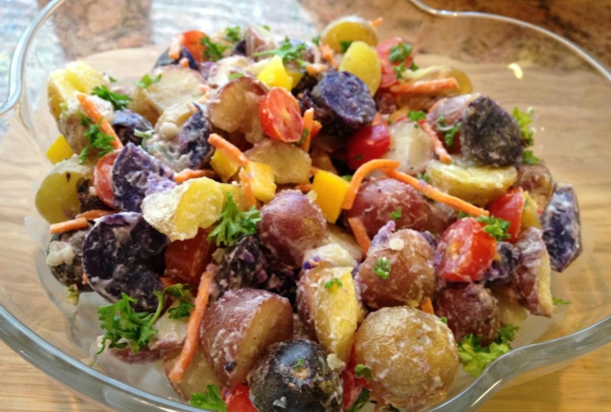 Colorful Potato Salad