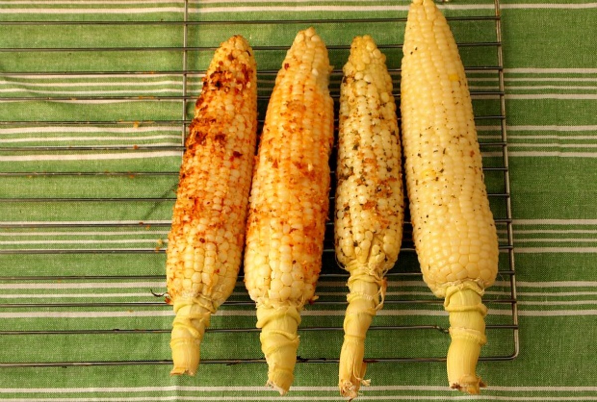 flavored corn on the cob