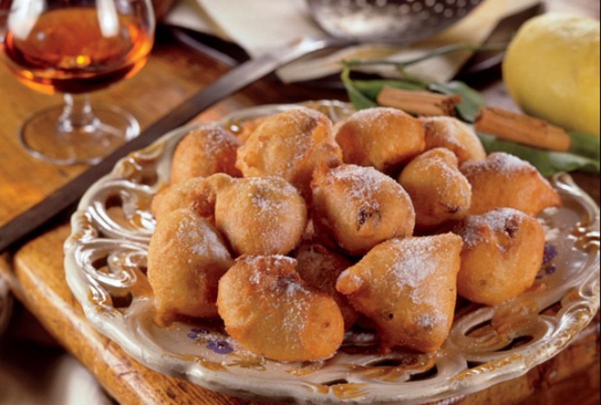 Fritters with Pine Nuts