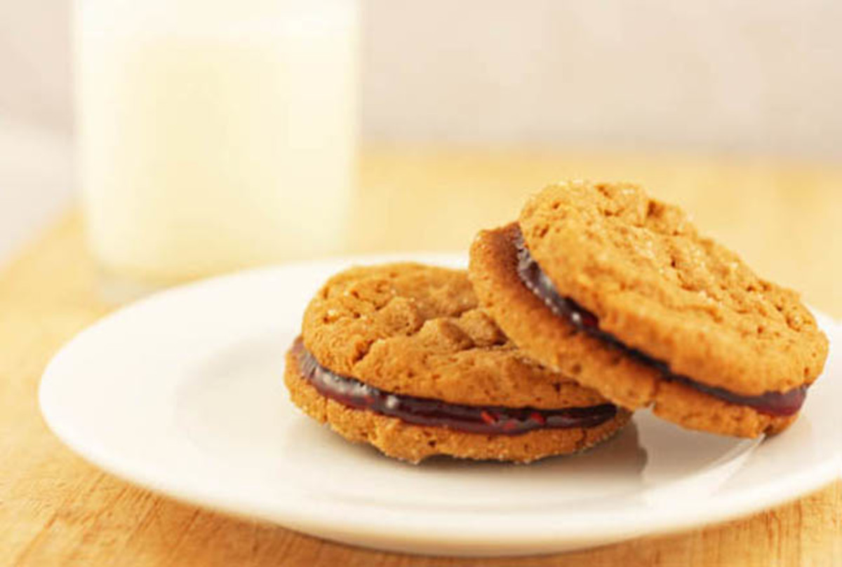 Almond Butter and Jelly Cookies