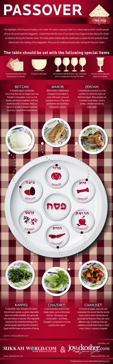 Seder Plate Infographic