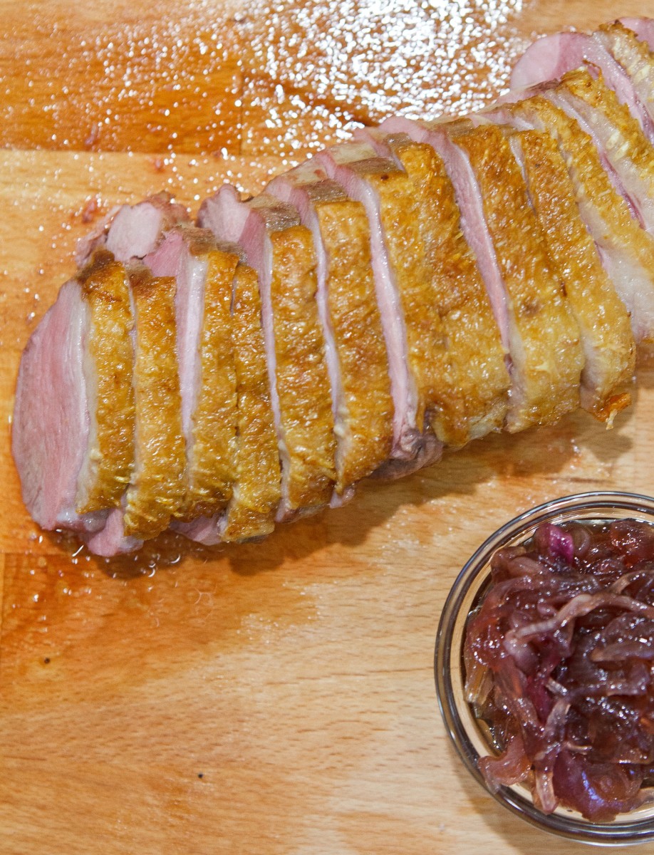 Duck Breast with Onion Marmalade