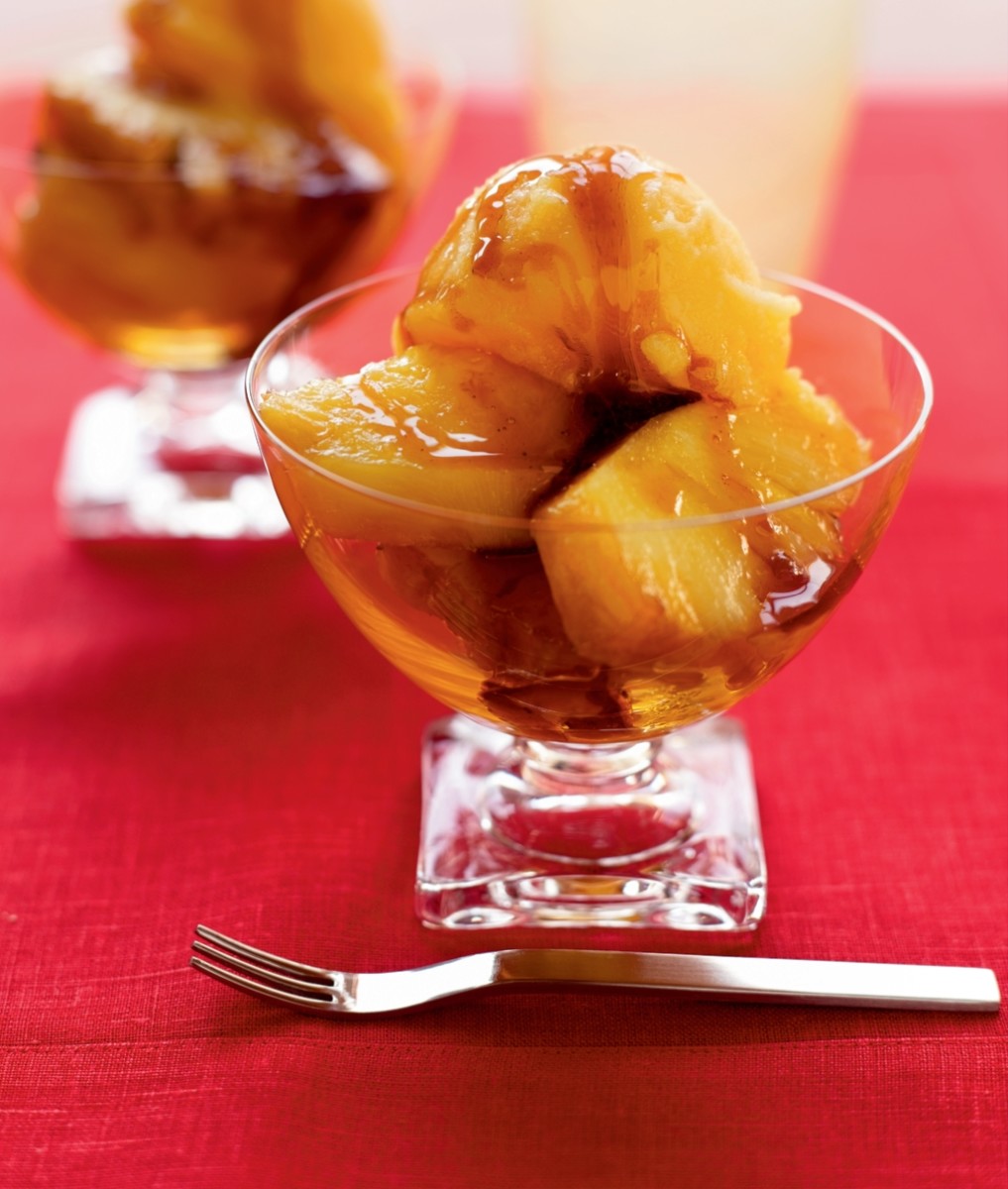 Roasted Pineapple with Pineapple sorbet