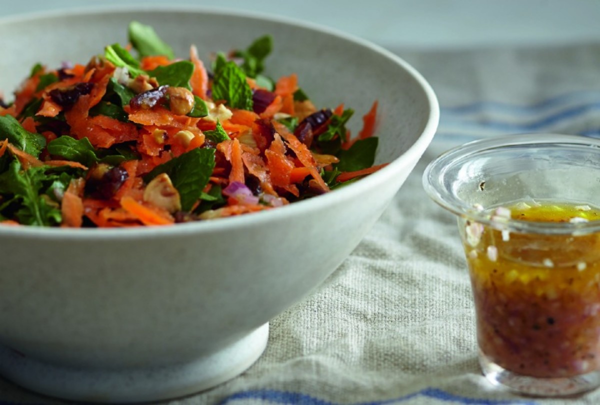 CARROT SALAD WITH MINT AND DATES