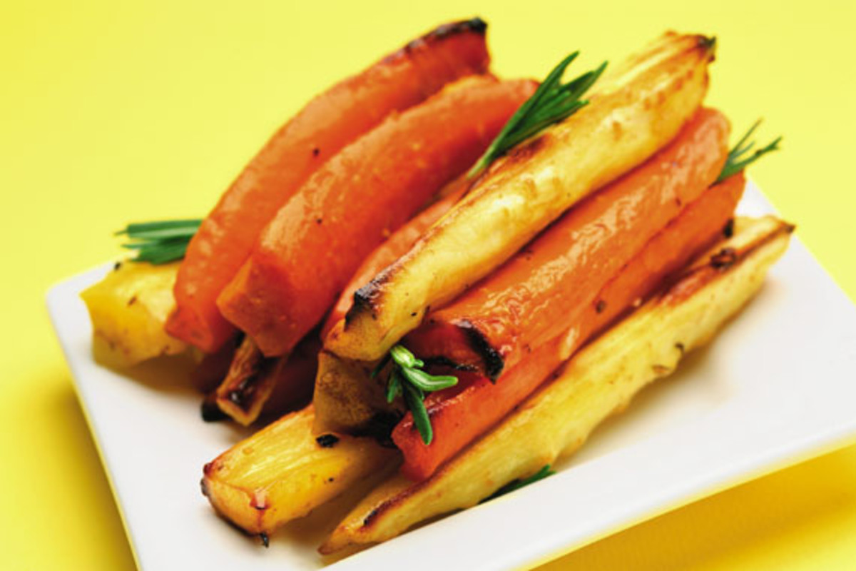 roast carrots and parsnips