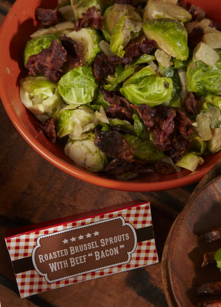 Brussels Sprouts with Beef Bacon