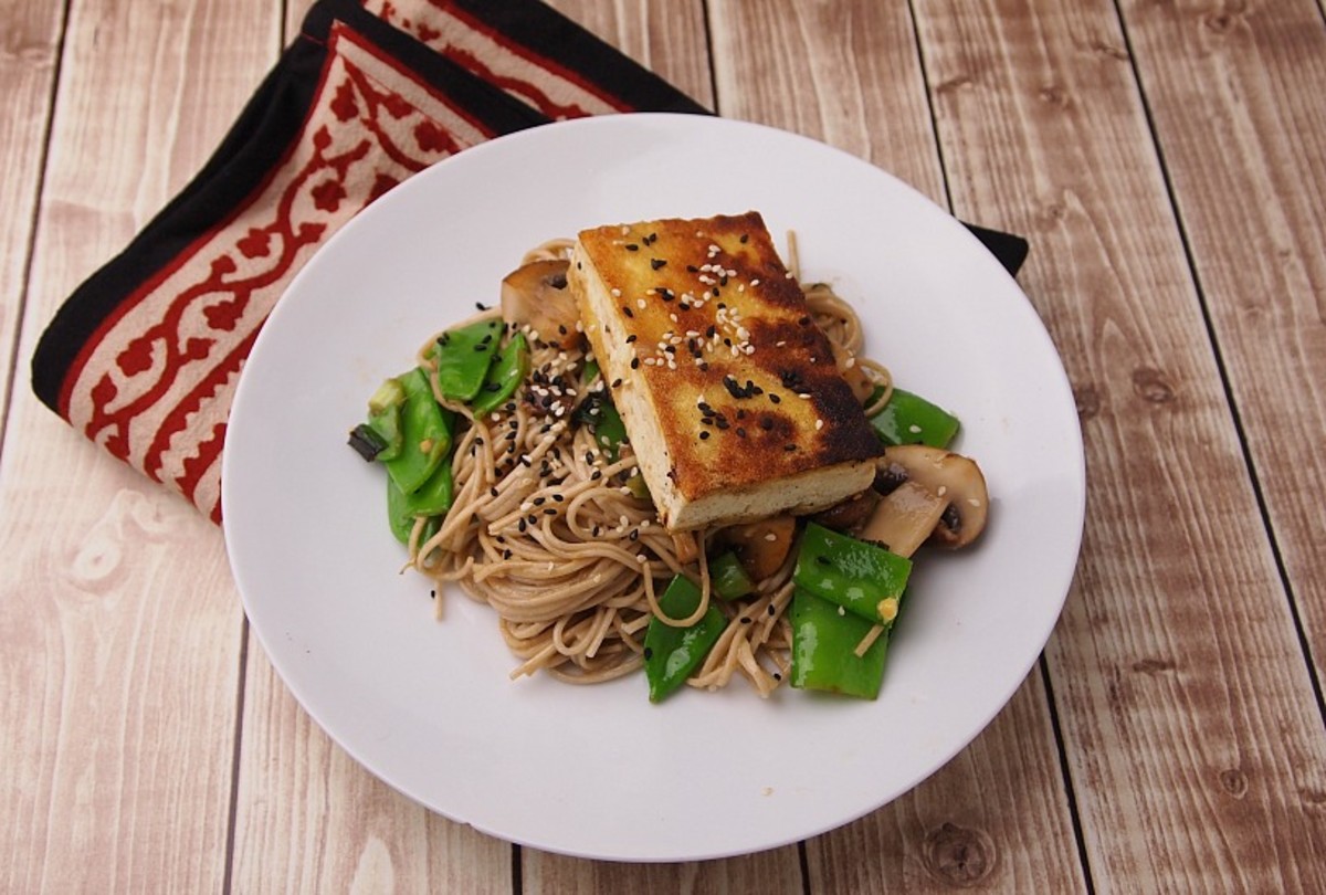 Miso Glazed Tofu With Soba Jamie Geller