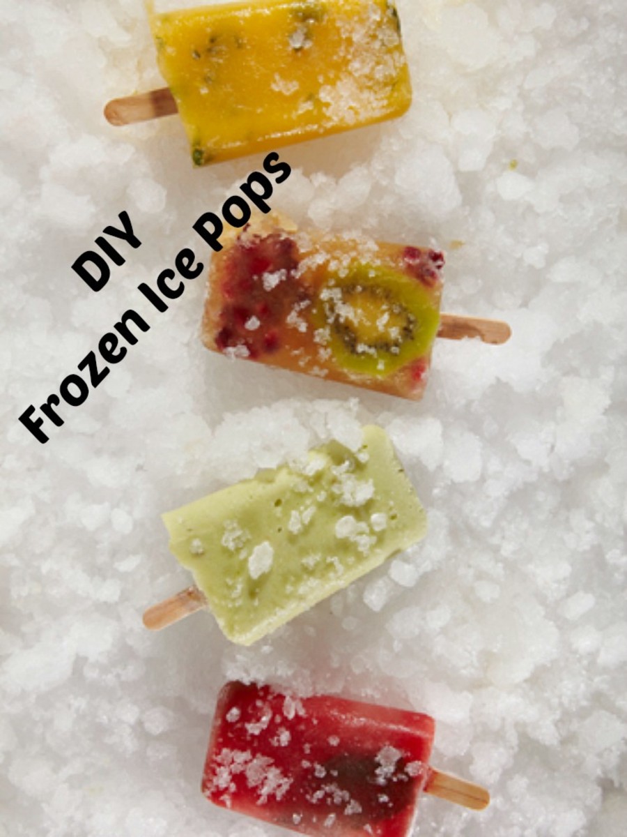 frozen fruit ice pops