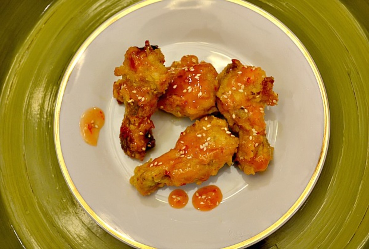 Spicy chicken wings