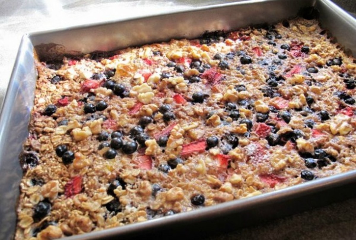 Baked Quinoa and Oatmeal