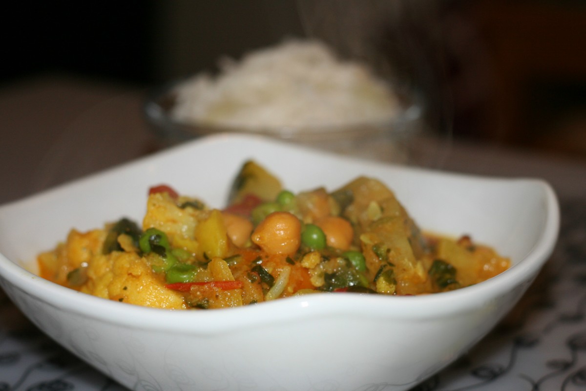 slow cooker vegetable curry