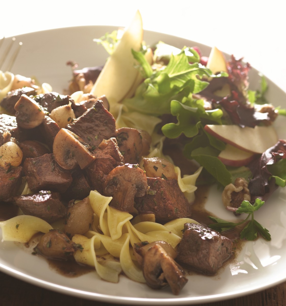 Beef Bourguignon with Noodles