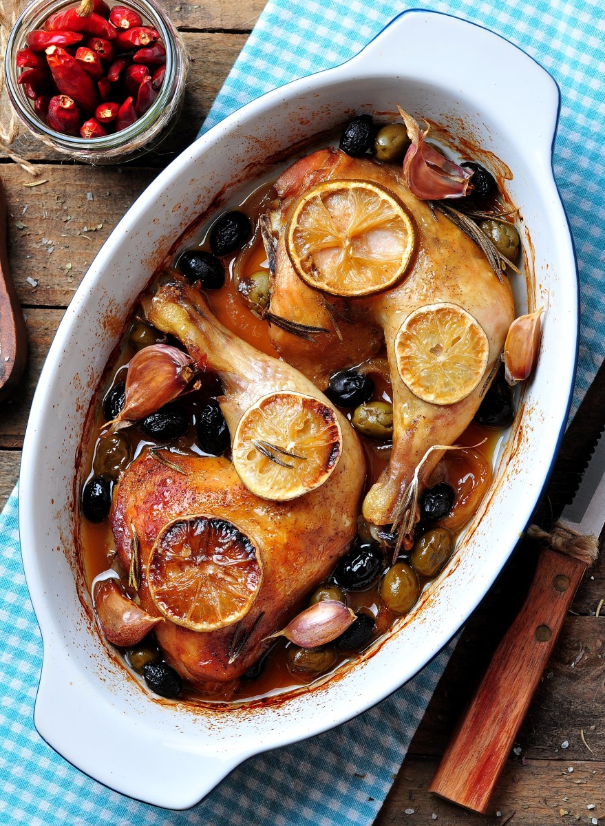 Chicken with Olives and prunes