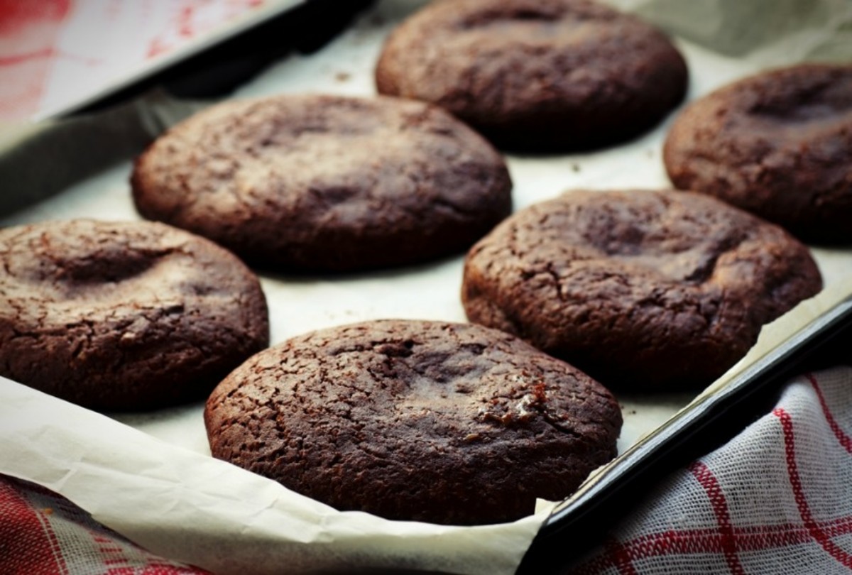 Chocolate Lava Rocks are low fat very chocolatey cookies that will rock your world