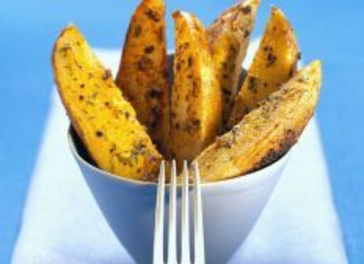 Grilled Crispy Idaho® Potato Wedges