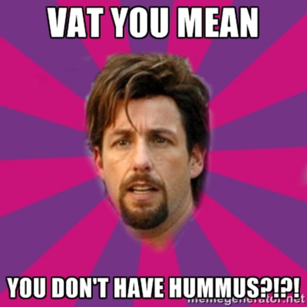vat you mean you don't have hummus
