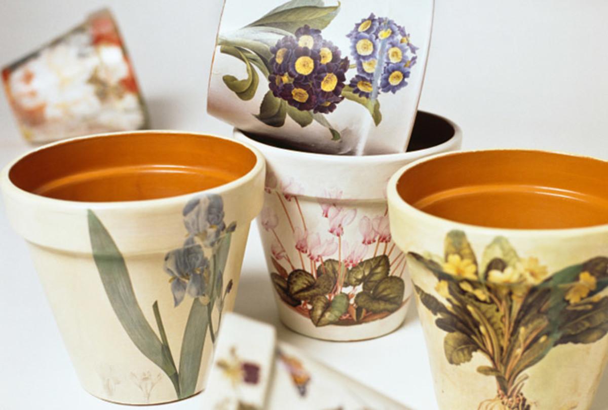 Crafts - Painted Flower Pots