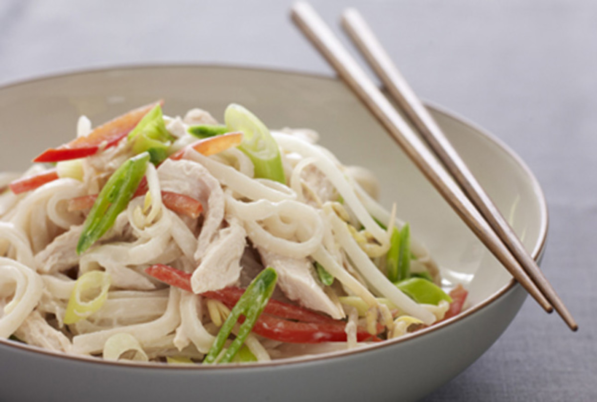 Chilled Chicken Noodle Salad