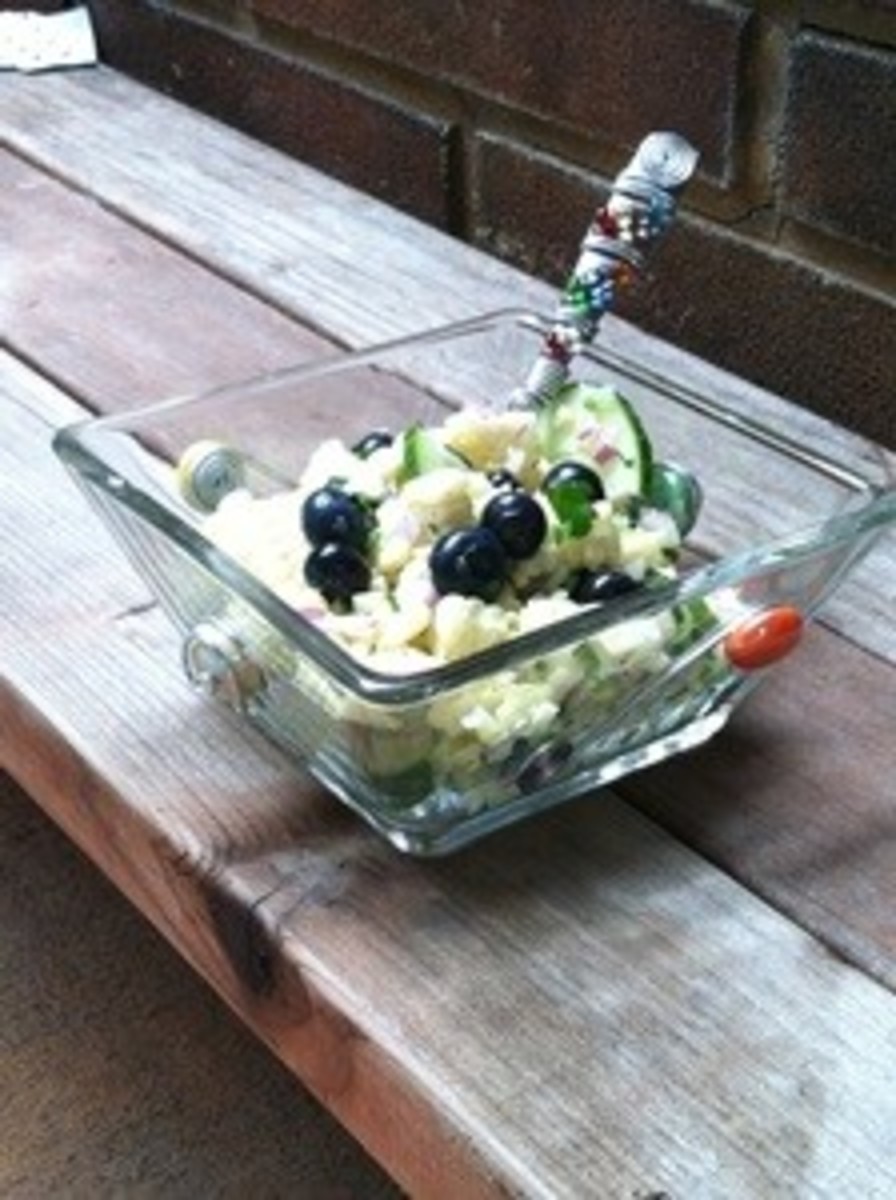 Corn and Blueberry Salad