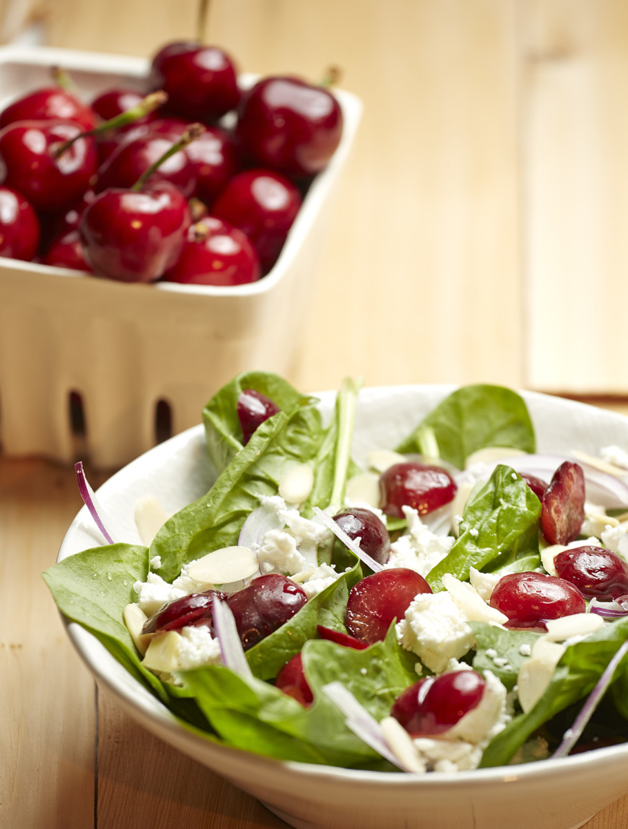Roasted Cherry and Feta Salad
