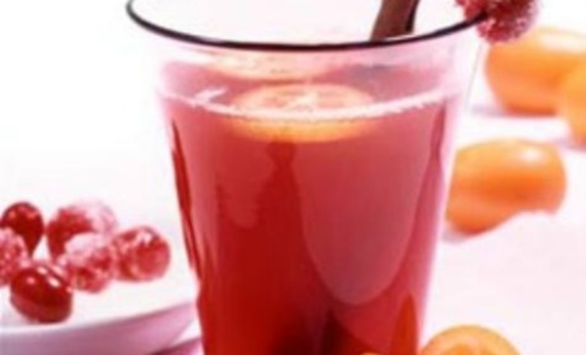 Mulled Cranberry Citrus Sipper