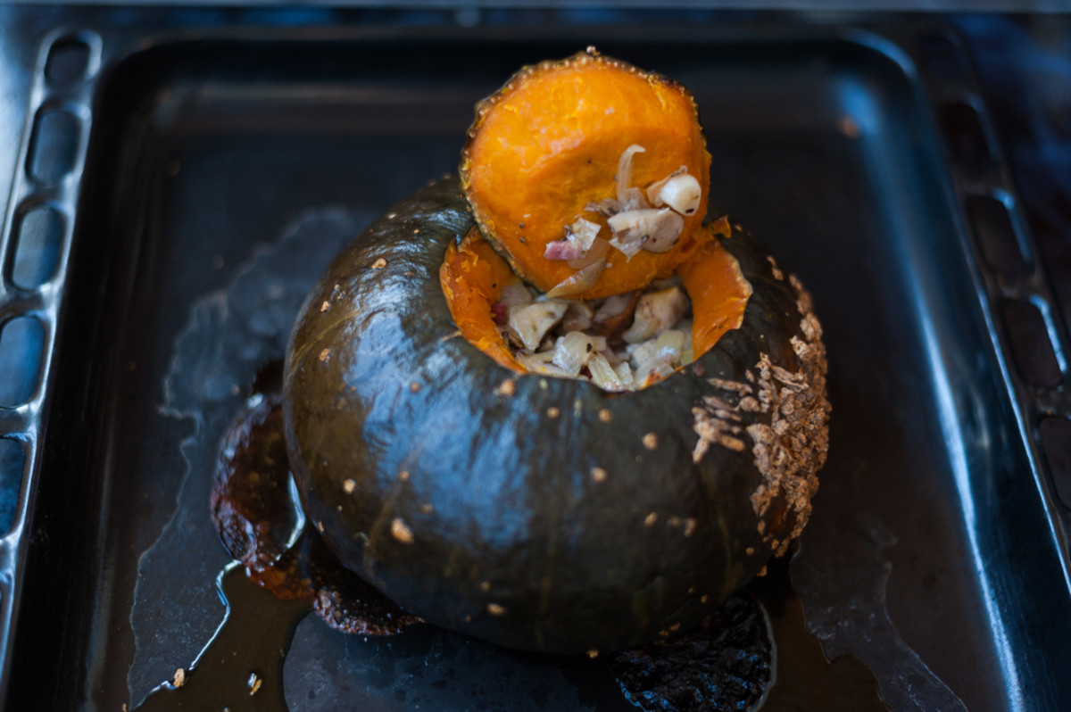 stew in a pumpkin