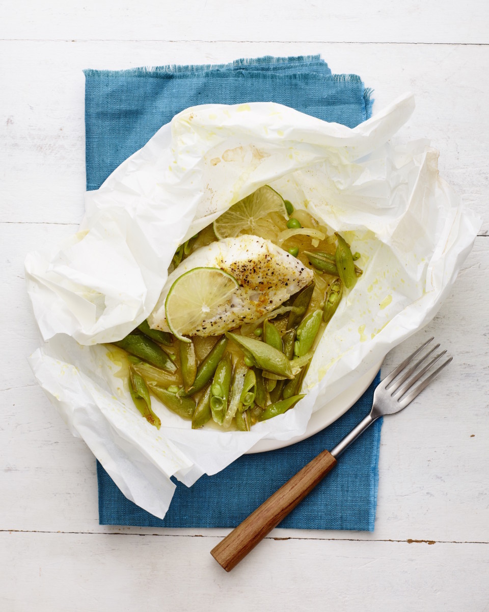 Curried Fish In Parchment