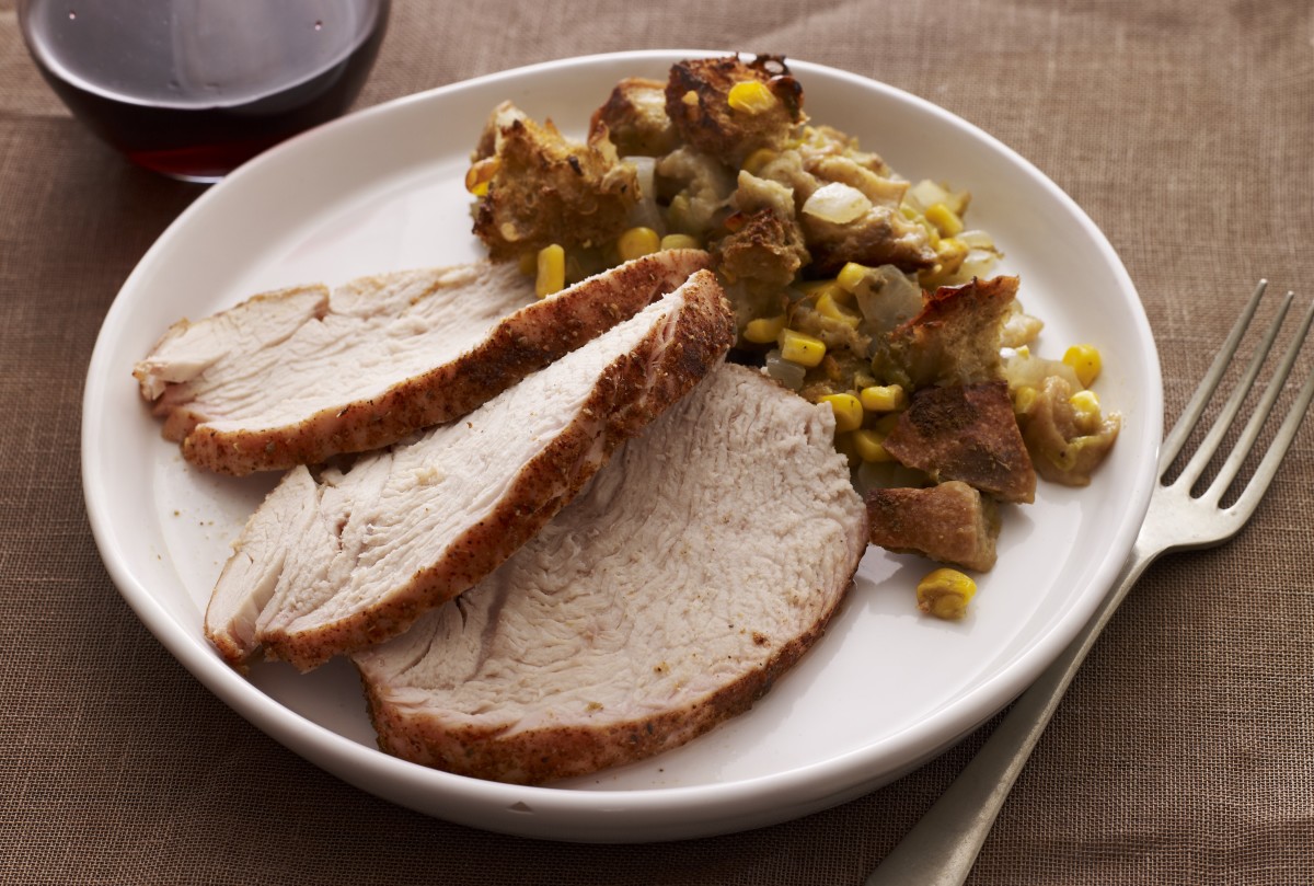 southwest turkey and green chile stuffing