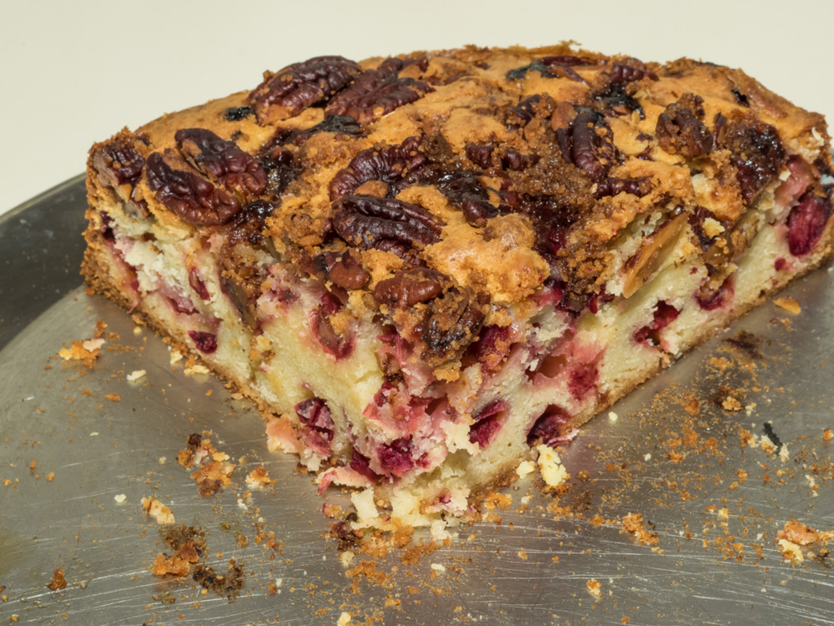 cranberry pecan cake