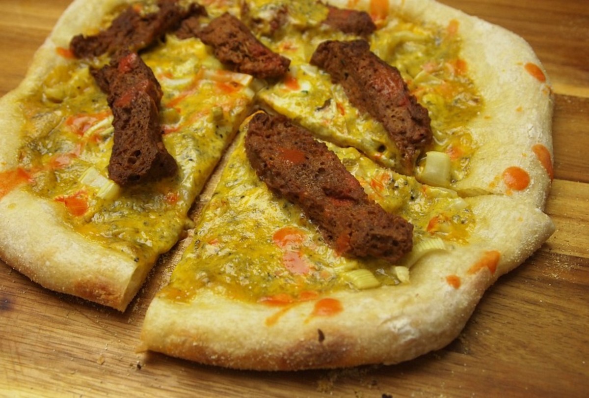 Buffalo Wing Kosher Pizza
