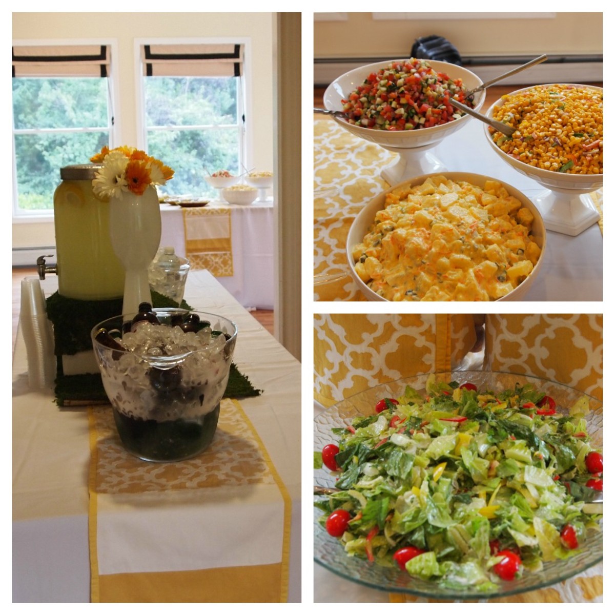 salads collage