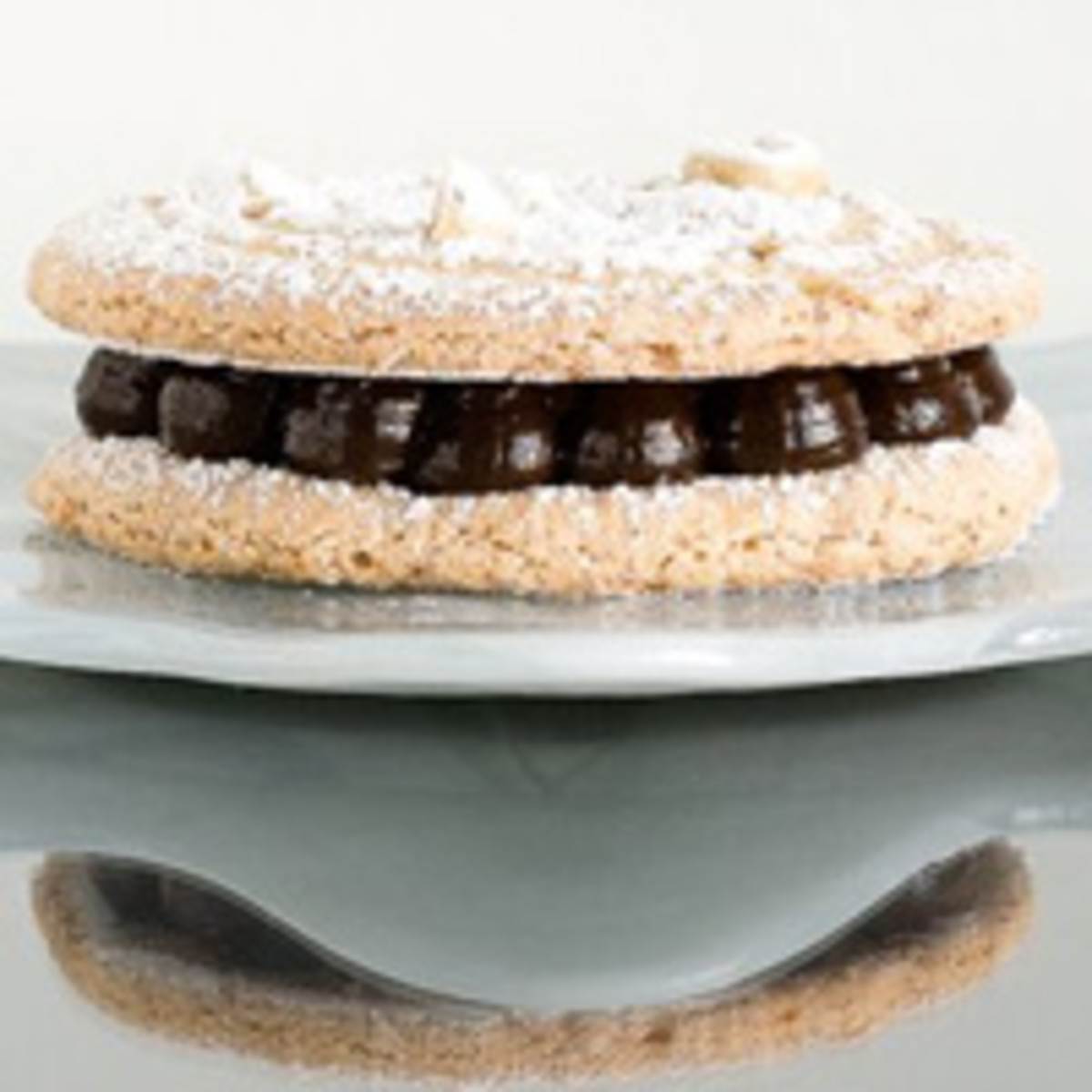 Nutty Dacquoise with Chocolate Ganache