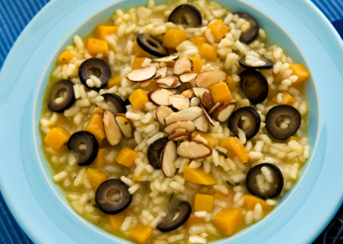 Butternut Squash and Olive Risotto