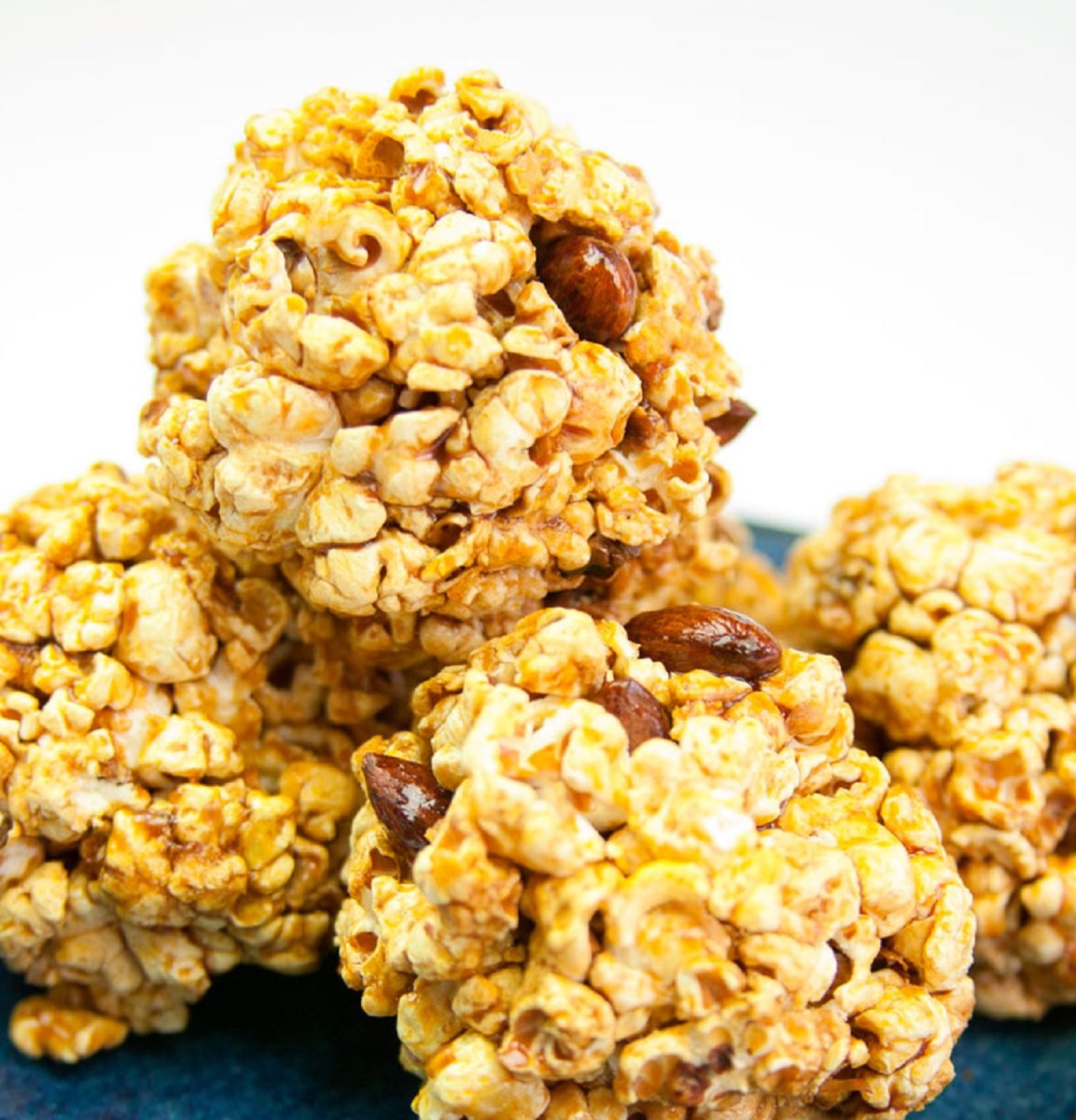 almond popcorn balls