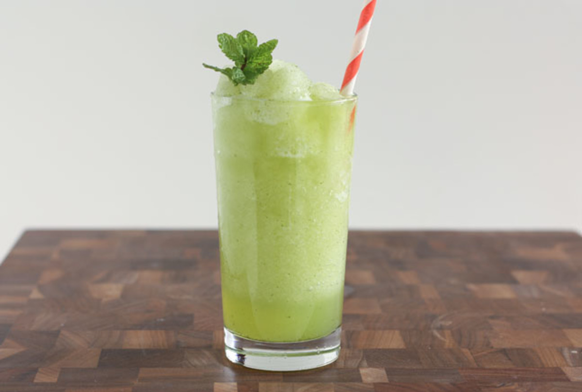 Frozen Slushy Limonana is filled with lemon and mint and the best icy treat